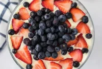 Patriotic Berry Trifle