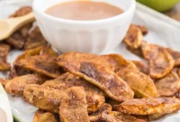 Crispy Air-Fried Cinnamon Apple Fries