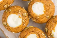 Starbucks-Style Pumpkin Spice Cream Cheese Muffins