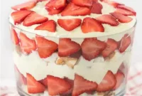 Luscious Strawberry Trifle Creation