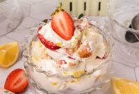 Bright Lemon Strawberry Trifle