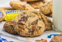 Crispy Peanut Butter Candy Bar Cookies