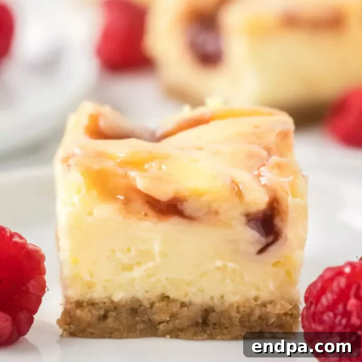 Decadent Raspberry Cheesecake Bars 1 featured 11828