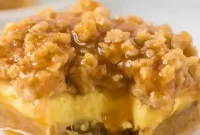 Apple Pie Caramel Cheesecake Bars