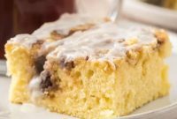Indulgent Cinnamon Roll Cake Delight