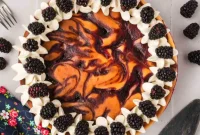 Decadent Blackberry Cheesecake
