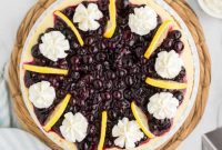 Heavenly Lemon Blueberry Cheesecake