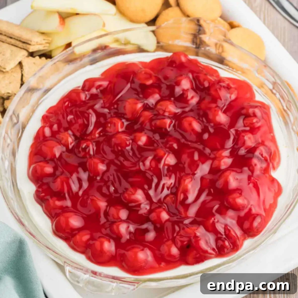 Luscious Cherry Cheesecake Dip 1 featured 127182