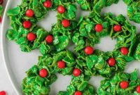 Homemade Christmas Wreath Cookie Delights
