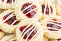 Crimson Cherry Thumbprint Cookies