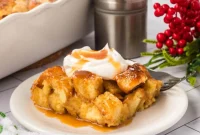 Decadent Eggnog Bread Pudding