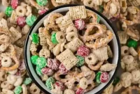 Irresistible Christmas Chex Mix