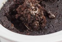 Effortless Slow Cooker Molten Chocolate Cake