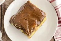 Decadent Boston Cream Poke Cake