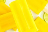 Golden Mango Ice Pops
