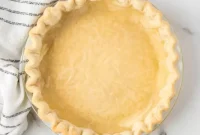 Effortless 3-Ingredient Pie Crust