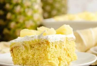 Tropical Pineapple Poke Cake