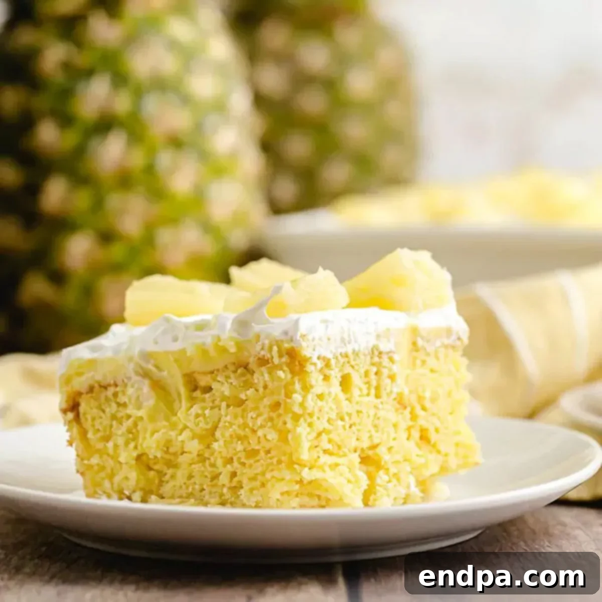 Tropical Pineapple Poke Cake 1 featured 1885