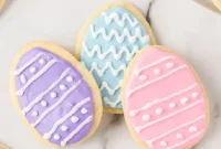 Colorful Easter Egg Sugar Cookies