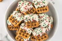 Salty Sweet Rolo Pretzel Stacks