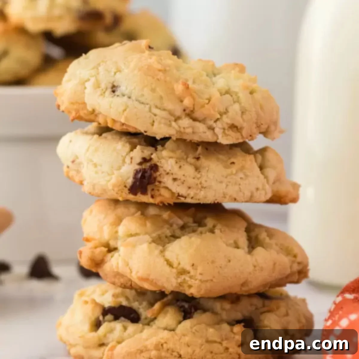 Chewy Coconut Chocolate Chip Dreams 1 featured 20901