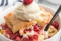Irresistible Raspberry Cobbler