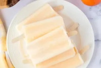 Creamy Orange Julius Popsicles