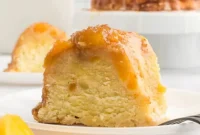 Luscious Peach Cobbler Pound Cake