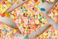 Rainbow Pebble Squares