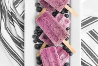Refreshing Blueberry Yogurt Pops
