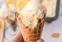 Zesty Shortbread Crumble Ice Cream