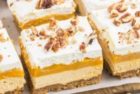 Spiced Pumpkin Cloud Bars