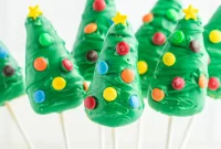 Festive Evergreen Cake Pops