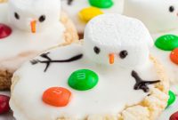 Whimsical Melted Snowman Treats
