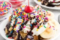 Oven-Baked Banana Split Treat