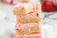 Pink Lemonade Sugar Cookie Dream Bars