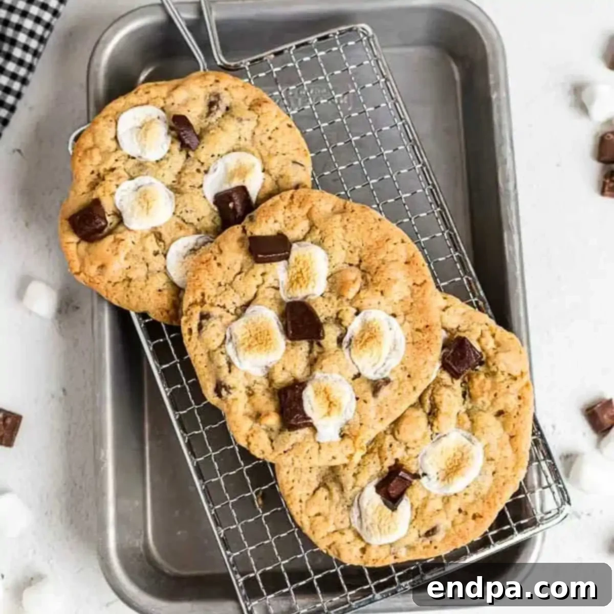 Campfire Smores Cookies 1 featured 3330