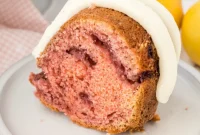 Zesty Strawberry Lemon Bundt Delight