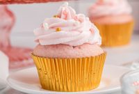 Rosé Champagne Cupcakes