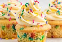 Celebration Sprinkle Cupcakes