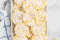 Zesty Lemon Drop Cookies