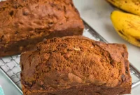Golden Air Fryer Banana Loaf