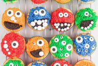 Spooktacular Monster Cupcakes