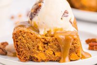 Maple Caramel Blondie Bars