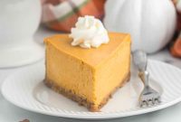 Velvet Pumpkin Spice Cheesecake