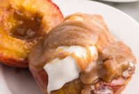 Golden Air Fryer Peaches