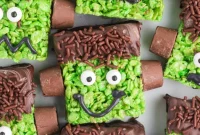 Stitched-Up Krispie Treats