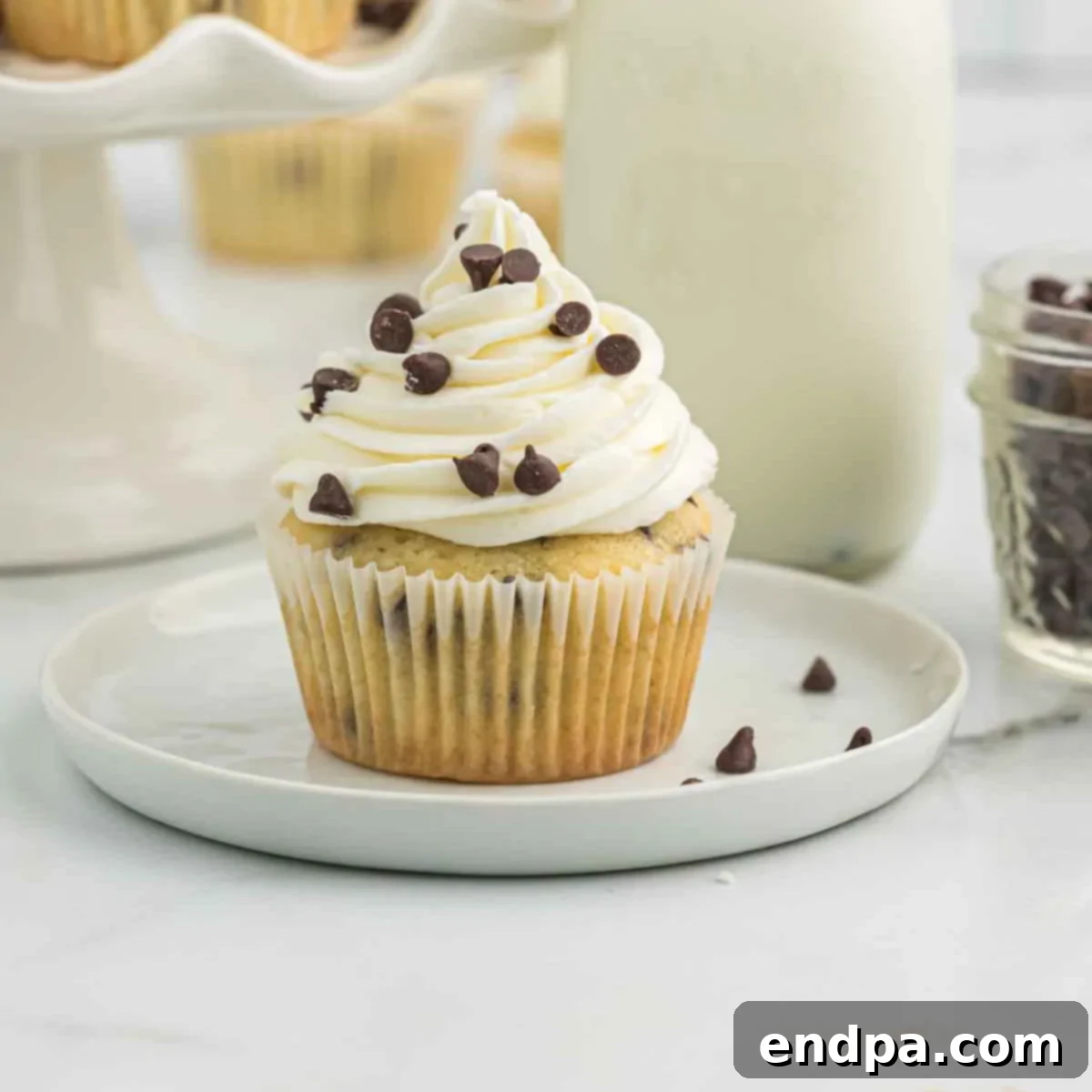Decadent Chocolate Chip Cupcakes 1 featured 53683