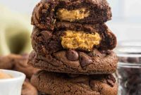 Decadent Peanut Butter-Filled Chocolate Cookies