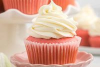 Blushing Velvet Cupcakes